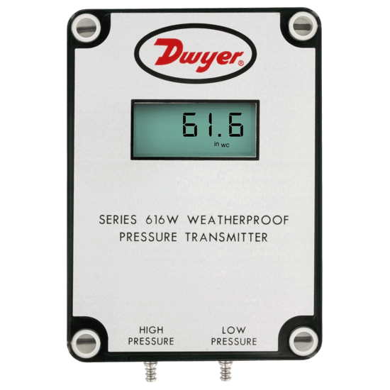 Dwyer Differential Pressure Transmitter, Series 616W